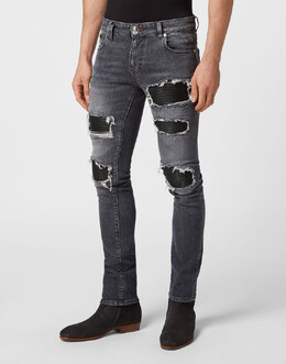 Philipp Plein: Прямые джинсы 