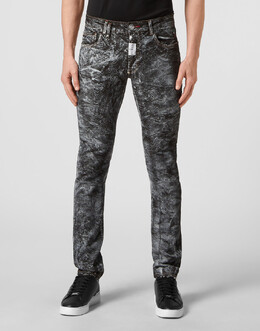 Philipp Plein: Прямые джинсы 