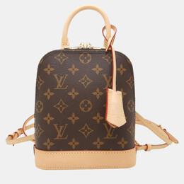 Louis Vuitton: Коричневый рюкзак 