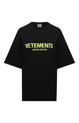 VETEMENTS: Хлопковая футболка 