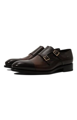 Santoni: Тёмные туфли 