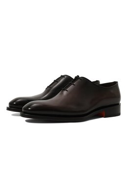 Santoni: Тёмные туфли 