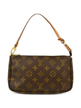 Louis Vuitton Pre-Owned: Коричневый клатч 