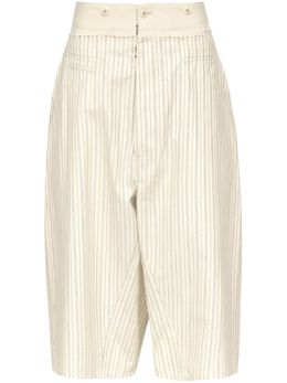 Maison Margiela: Шорты в полоску 