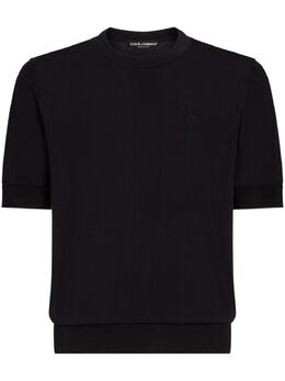 Dolce & Gabbana: Чёрная футболка  T