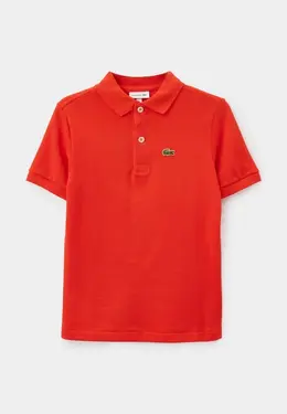 Lacoste: Красное поло 