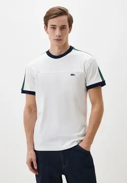 Lacoste: Белая футболка 