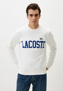 Lacoste: Белый свитшот 