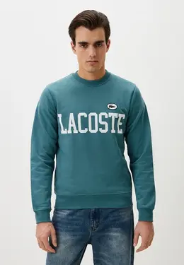 Lacoste: Голубой свитшот 