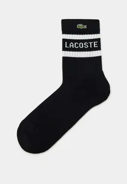 Lacoste: Чёрные носки 