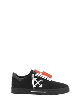 Off-White: Чёрные кроссовки  Vulcanized