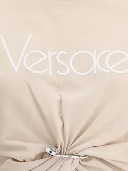 Versace: Белая футболка 