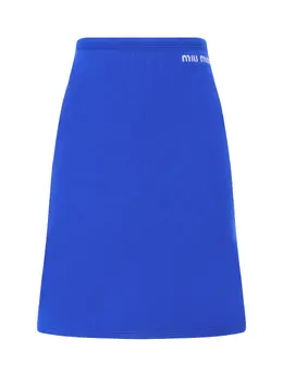 Miu Miu: Юбка миди 