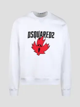 Dsquared2: Хлопковый свитшот  Maple Leaf