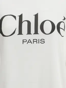 Chloé: Белая футболка 