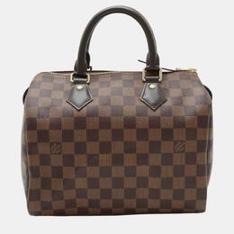 Louis Vuitton: Коричневая сумка  Speedy 25