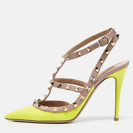 Valentino: Зелёные туфли  Rockstud