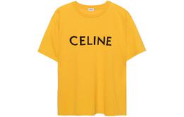 CELINE: Жёлтая футболка 