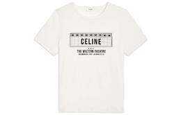 CELINE: Белая футболка 