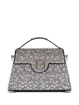 Balmain: Серебристая сумка-шоппер  B-Buzz