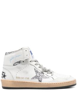 Golden Goose: Белые кроссовки 