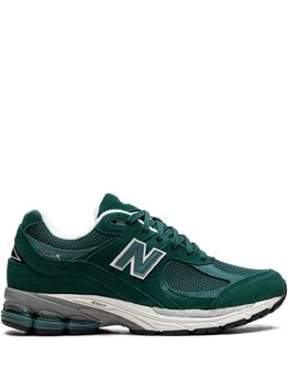 New Balance: Зелёные кроссовки  2002R