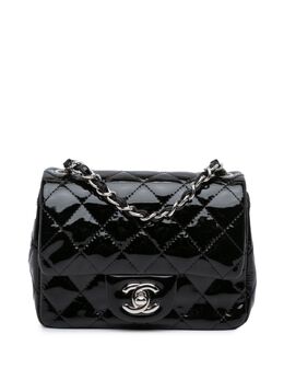 CHANEL Pre-Owned: Чёрная сумка через плечо 