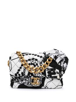 CHANEL Pre-Owned: Чёрная сумка 