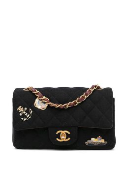 CHANEL Pre-Owned: Чёрная сумка через плечо 