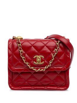 CHANEL Pre-Owned: Красная сумка 