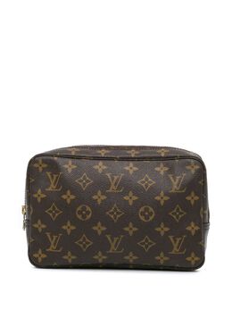 Louis Vuitton Pre-Owned: Коричневый клатч 