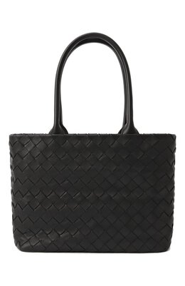 Bottega Veneta: Чёрная сумка 