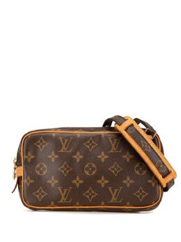 Louis Vuitton Pre-Owned: Коричневая сумка через плечо 