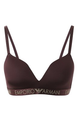 Emporio Armani: Бордовый бюстгальтер 