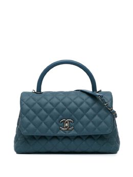 CHANEL Pre-Owned: Голубая сумка 