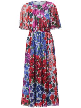 Carolina Herrera: Платье с принтом 
