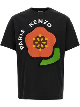 Kenzo: Чёрная футболка 