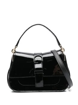 Furla: Чёрная сумка-шоппер 
