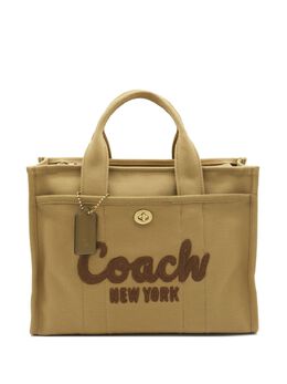 Coach: Коричневая сумка-шоппер 