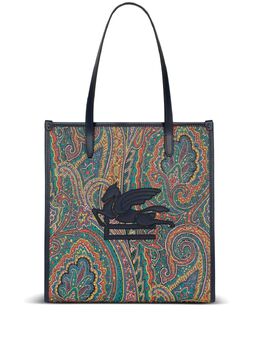 ETRO: Синяя сумка-шоппер 