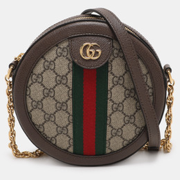 Gucci: Коричневая сумка  GG Supreme