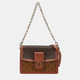 Louis Vuitton: Коричневая сумка 