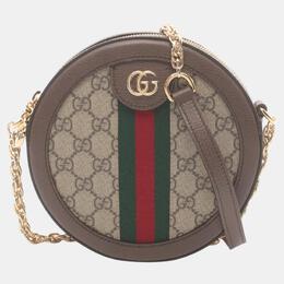 Gucci: Бежевая сумка  GG Supreme