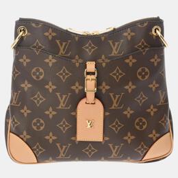 Louis Vuitton: Коричневая сумка 