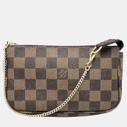 Louis Vuitton: Коричневый клатч  Pochette Accessoires