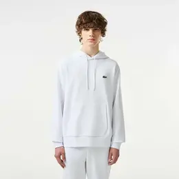 LACOSTE: Белая толстовка 