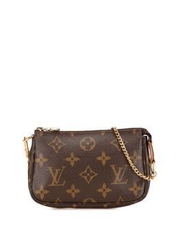 Louis Vuitton Pre-Owned: Коричневая сумка 