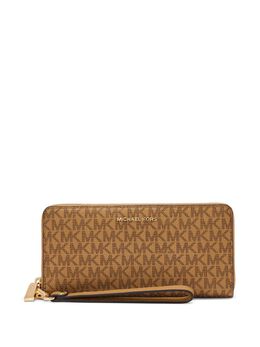 Michael Kors: Коричневый кошелёк  Jet Set