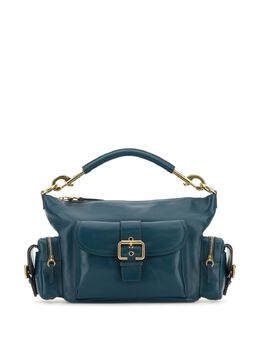 Chloé: Голубая сумка-шоппер 