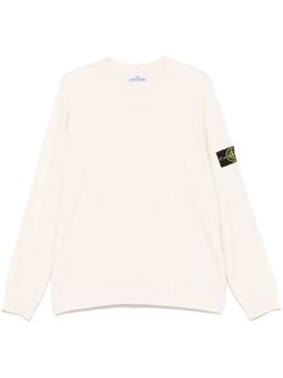 Stone Island: Светлый свитер  Compass